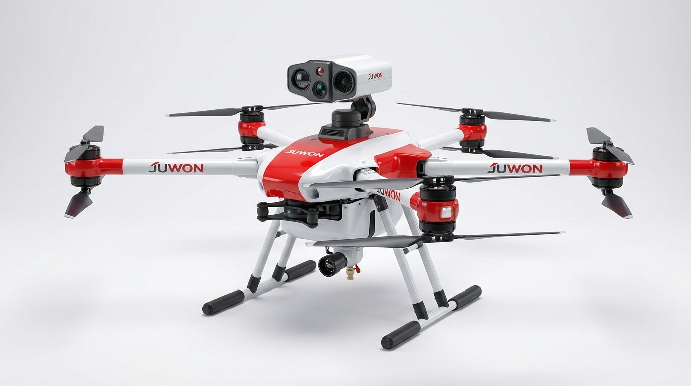 드론 자동 화재 탐지 및 소화 시스템